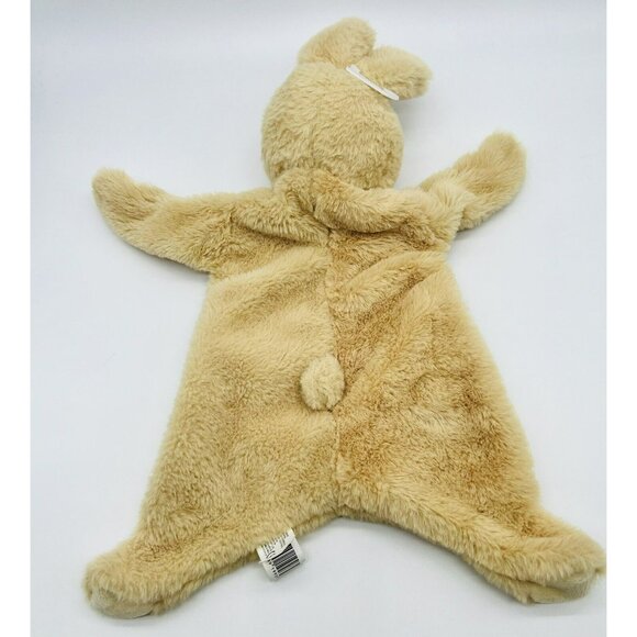 Kellytoy Luxe Bunny Rabbit Plush Lovey Security Blanket Tan Crinkle Rattle - Picture 4 of 9